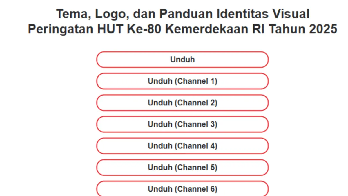 Logo Resmi HUT ke-80