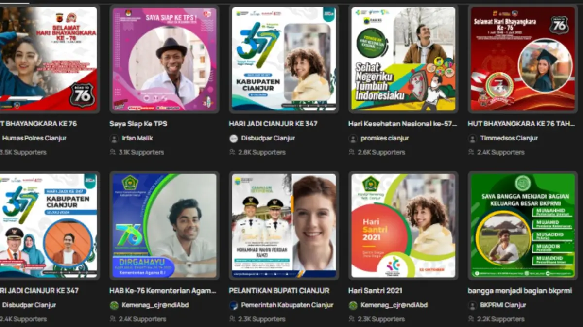 Twibbon Hari Jadi Cianjur 12 Juli
