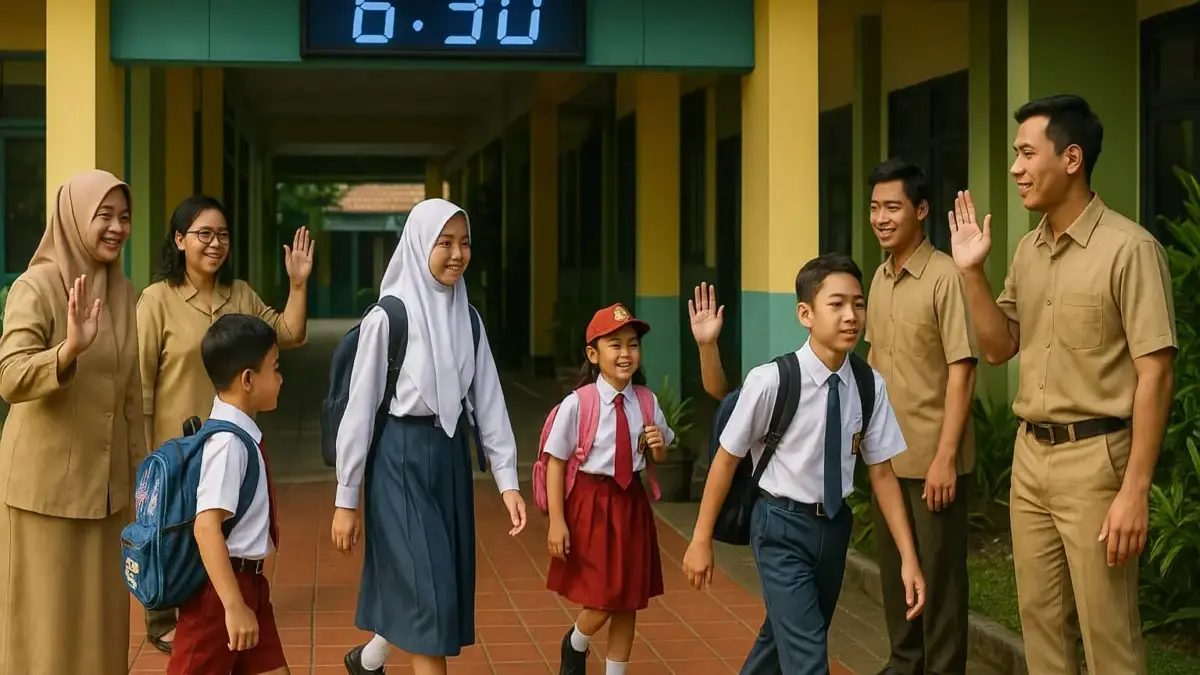 Masuk Sekolah Pukul 06.30 WIB
