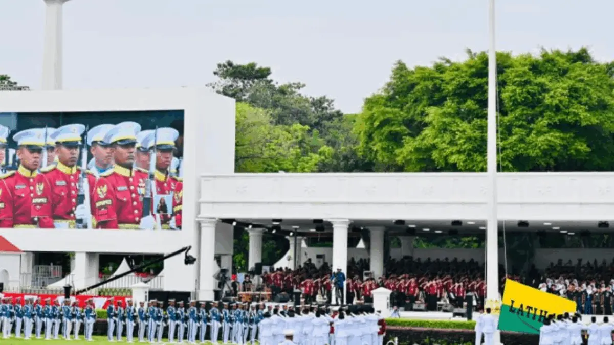 Rangkaian Gladi Upacara Upacara HUT ke-80 Kemerdekaan RI Hampir Rampung