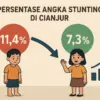Angka Stunting di Cianjur Turun 4,1 Persen, Pencegahan Fokus ke KRS