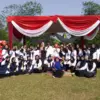 KKN STISNU Ikuti Upacara HUT ke-80 RI di Desa Cikondang