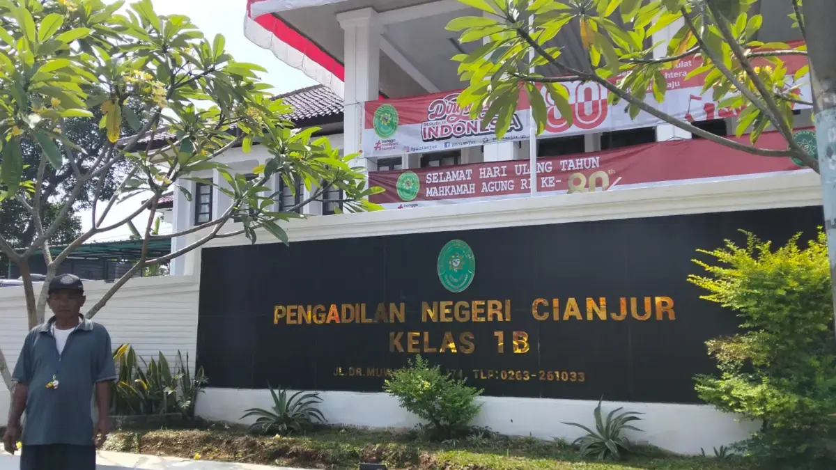 Ilustrasi Gedung Pengadilan Negeri (PN) Cianjur.