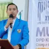 Ketua KNPI Kabupaten Cianjur, Muhammad Riksa Iman Pribadi
