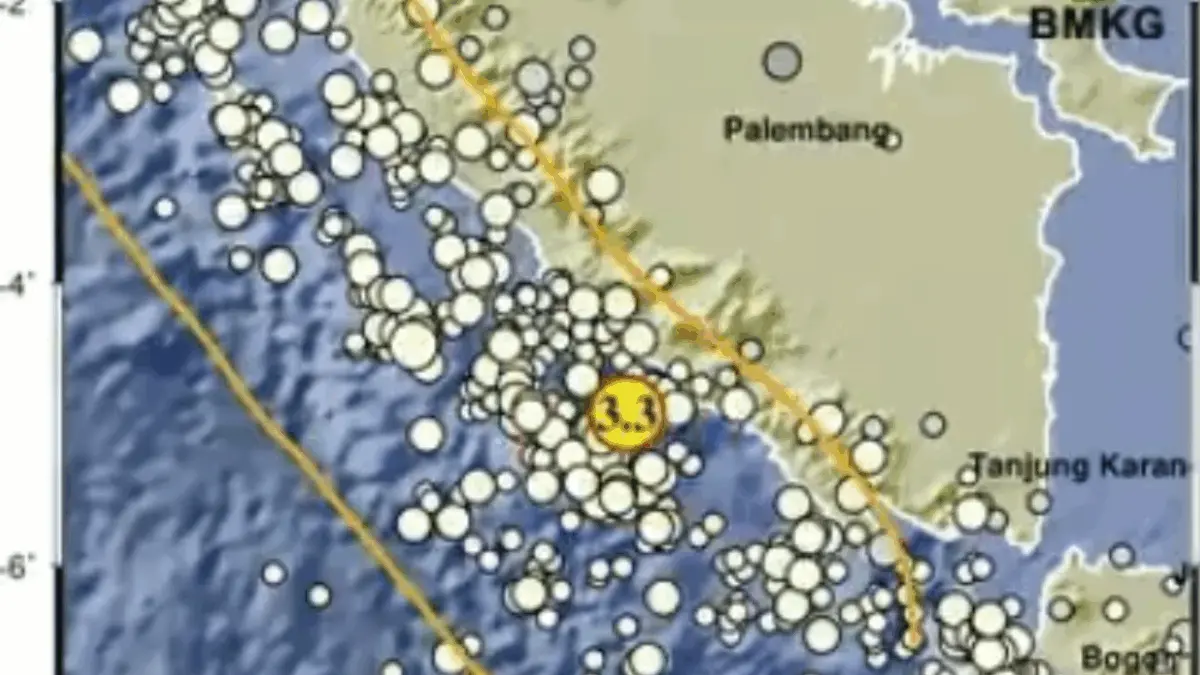 Gempa Magnitudo 3,3
