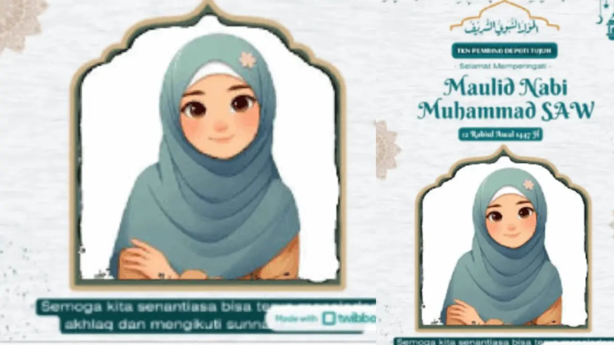 Download Twibbon Maulid