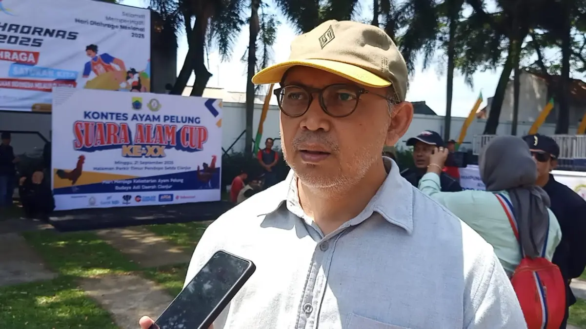 Kepala Dinas Kebudayaan dan Pariwisata Kabupaten Cianjur, Ayi Reza Addairobi,