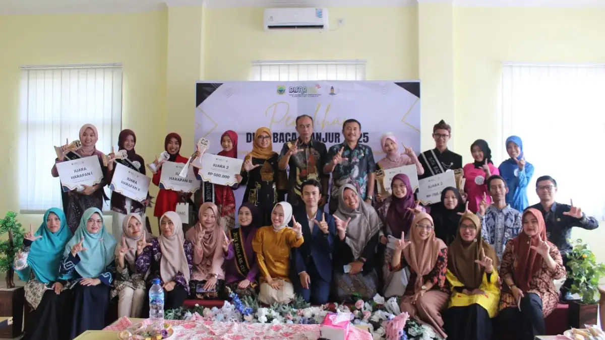 Disarpus Cianjur Gelar Grand Final Pemilihan Duta Baca 2025, Ini Nama-nama Juaranya Duta Baca