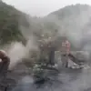 Rumah panggung terbakar