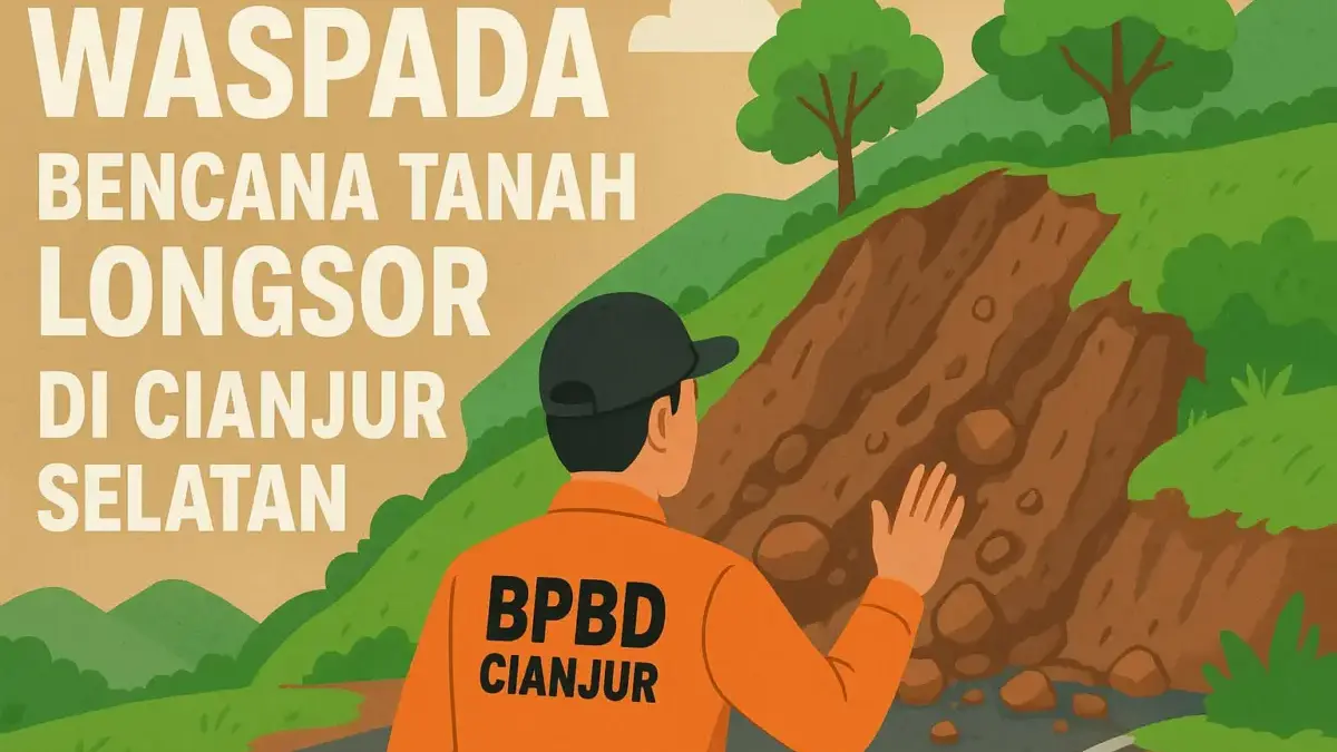 BPBD: Seluruh Wilayah Cianjur Selatan Berpotensi Bencana Tanah Longsor BPBD: Seluruh Wilayah Cianjur Selatan Berpotensi Bencana Tanah Longsor