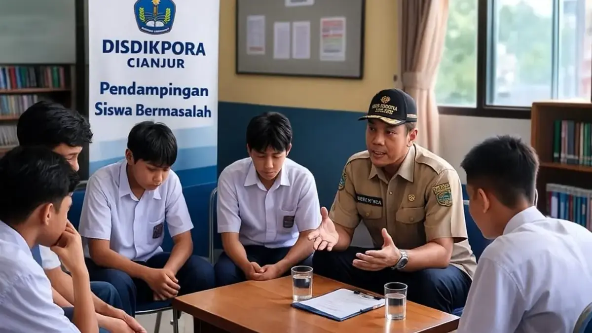 Disdikpora Cianjur Pastikan Beri Pendampingan pada Pelajar Pelaku Kekerasan di Tanggeung