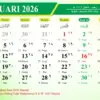 Download Kalender Hijriyah 2026 PDF Terbaru,