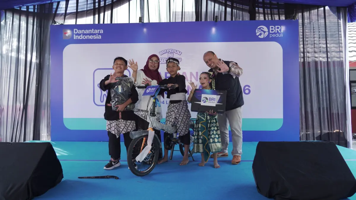 Hari Anak Nasional 2026: BRI Peduli Ini Sekolahku Salurkan Bantuan Pendidikan di SDN 104 Langensari TJSL BRI