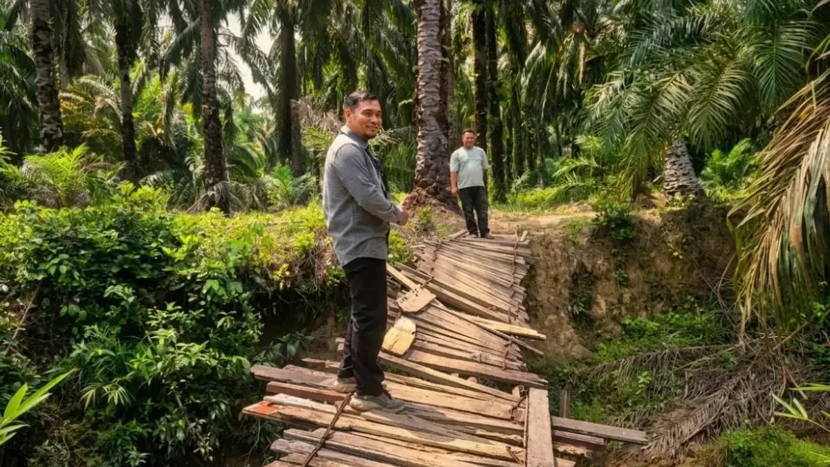 Kepala Unit BRI Sigambal, Branch Office BRI Rantau Prapat, Sumatera Utara, M A Hasibuan