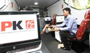 Kades Jangan Terlibat Korupsi KPK, mobil Anti Corruption Learning Center , ACLC