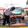 Pesawat latih Cessna 152 Jatuh Bandara Hang Nadim