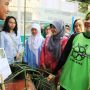 Atalia Kamil meninjau stand yang berada pada gelaran Step On Twelve - bandung ekspres