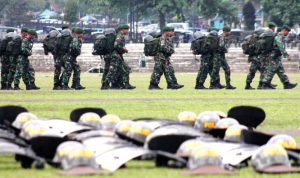 Tempatkan Sniper di Sejumlah Titik Apel Gelar PAsukan PAM VVIP KAA 2015