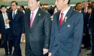 Jokowi Soroti PBB hingga IMF Presiden China Xi Jinping bersama Presiden Joko Widodo