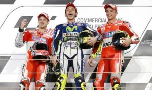 ROSSI PODIUM MOTOGP QATAR - bandung ekspres