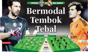 Bermodal Tembok Tebal Juve vs Madrid