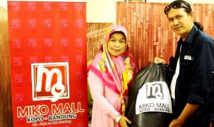 Miko Mall Sumbangan Bagi Korban Longsor Pangalengan
