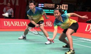 Pasangan ganda campuran nasional Riky Widianto-Richi Puspita