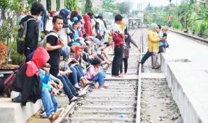 lonjakan penumpang jelang lebaran
