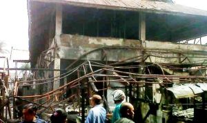 Kebakaran Pasar Panorama Lembang