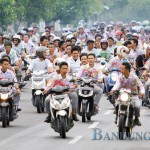 Konvoi merayakan kelulusan SMA - bandung ekspres