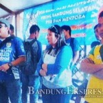 SAMBUTAN: Panitia sedang melakukan sambutan dalam acara Konferensi Paguyuban Viking Bandung Selatan.