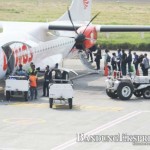 FAJRI ACHMAD NF/BANDUNG EKSPRES TIBA DI LANDASAN: PT Angkasa Pura II akan menambah empat maskapai untuk musim mudik tahun ini. Di antaranya, rute Bandung-Denpasar.