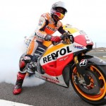 BERKUASA: Pebalap Repsol Honda Marc Marquez masih menjadi yang terbaik di Sirkuit Sachsenring, Jerman. Maka itu, dirinya optimistis dapat melibas gacoan Yamaha, Valentino Rossi pada race mendatang.