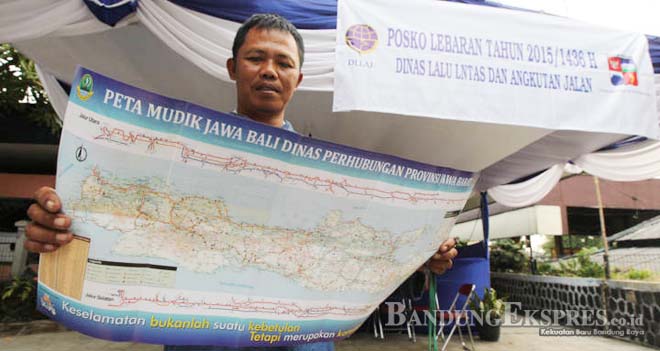Jalur Padalarang Terpadat Posko Mudik