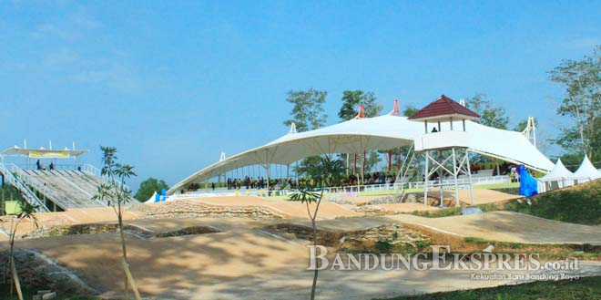 VENUE: Panitia Besar Pekan Olahraga Nasional (PB PON) XIX/2016 Jawa Barat memastikan lokasi pertandingan cabang olahraga (cabor) sepeda BMX akan digelar di Kabupaten Ciamis