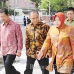 YUDI PERDANA/JP PHOTO KUAT: Wali Kota Surabaya Tri Rismaharini akan diusung kembali oleh PDIP pada pemilihan kepala daerah mendatang. Namun majunya Risma menimbulkan gejolak, karena dirinya dianggap tidak punya lawan dalam pilwalkot.