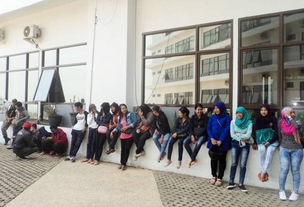 Karyawan Sibatek Geruduk Dinsosnakertrans karyawan PT Sibatek Abadi