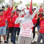Demo Buruh Sukabumi