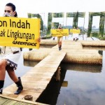 Fashion Show dikawasan tercemar Limbah tekstil-Green Peace