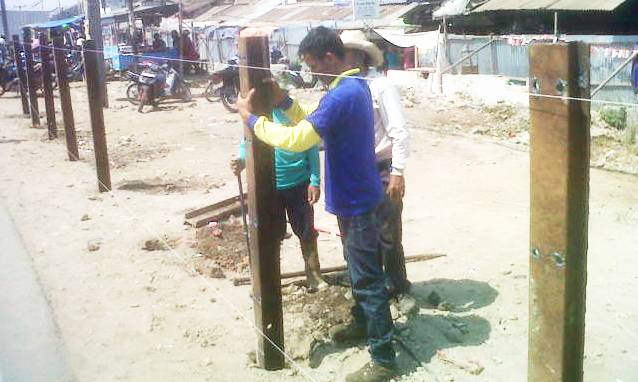 PT KAI Pagari Pasang Blok Koneung