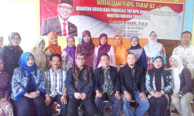 Dadang Rusdiana Sosialisasikan 4 Pilar Kebangsaan 2