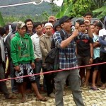 Demo Warga Mega proyek PLTA Upper Cisokan