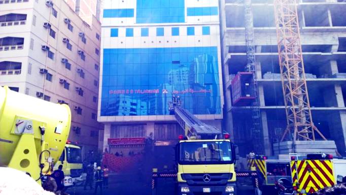 Hotel Terbakar, Jamaah Asal Jawa Barat Dievakuasi Kebakaran Hotel Gawhra Taljawar