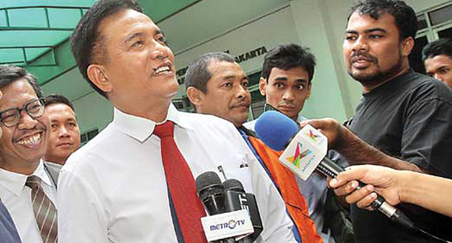 Yusril Sarankan Jokowi Tunda ke AS, Lebih Baik Urus Asap