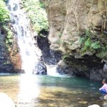 ERWIN ABDILLAH/MAGELANG EKSPRES TENANG: Keindahan Sikantong yang menawarkan air jernih, kesejukan, dan tempat yang nyaman untuk melepas lelah masyarakat, di Desa Jengkol, Garung