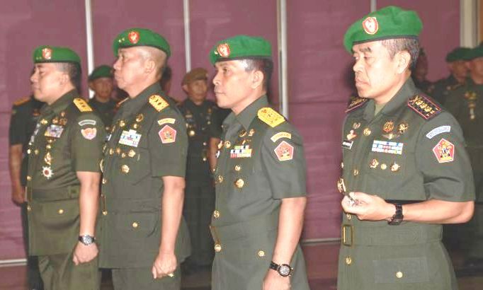 Lakukan Penyegaran, Kodiklat TNI AD Rotasi Pejabat Kodiklat TNI AD