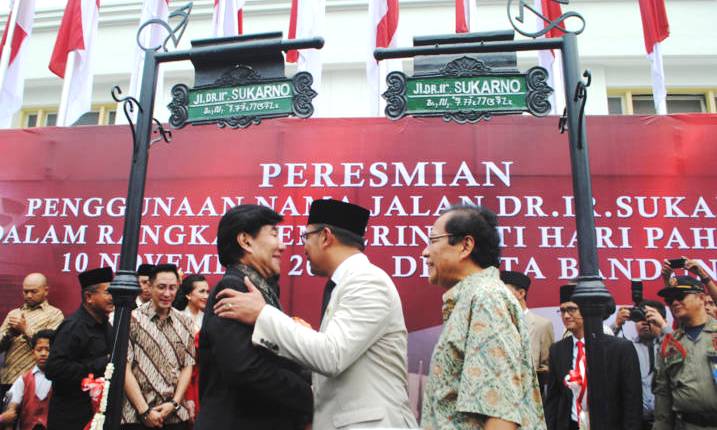 Begini Cara Bandung Menghargai Jasa Presiden Soekarno Peresmian Jalan Sukarno