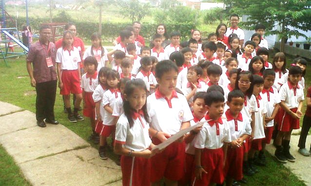 Puluhan Siswa SD Deklarasikan Anti Kekerasan deklarasi anti kekerasan anak