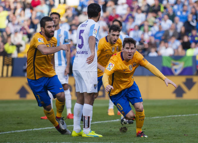 Malaga 1 vs 2 Barcelona