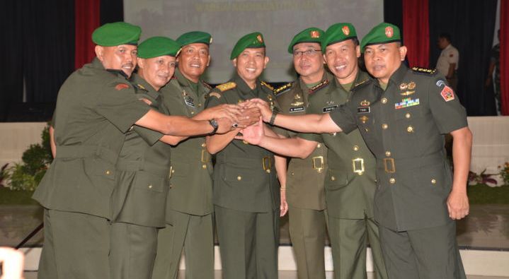 Rotasi Empat Pejabat Pusdik KODIKLAT TNI AD